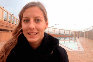 Marta Bach, jugadora de waterpolo