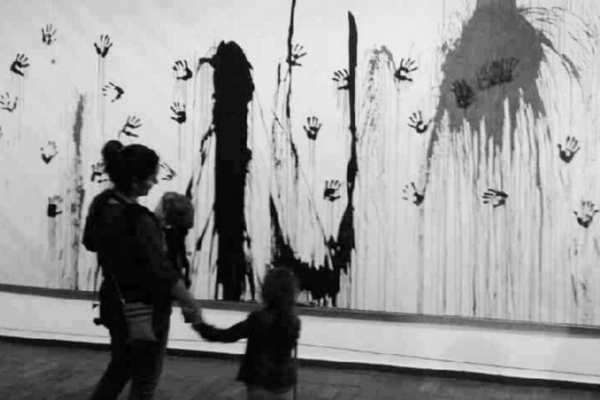 "Instant de dissabte 17 de maig durant la setena edició de la Nit dels Museus, a la Fundació Miró de Barcelona" Imatge: @Bcncultura (Instagram)