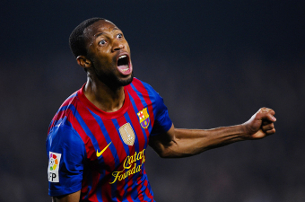 Seydou Keita celebra el seu golàs. (Foto: Gallo / Getty Images)