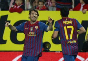 Leo Messi celebra el seu golàs amb Pedro. (Foto: que.es) Leo Messi celebra el seu golàs amb Pedro. (Foto: que.es)