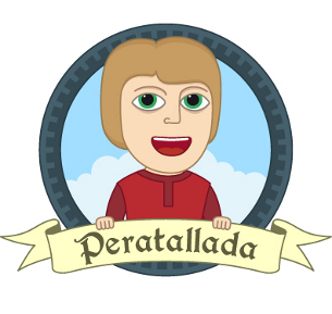Una caricatura de Joan de Peratallada que il•lustra el joc. (Foto: personatgesenjoc.cat)